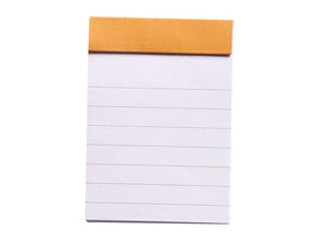 Rhodia #10 Classic Staplebound Notepad - Orange