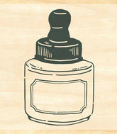 Beverly - Dropper Ink Bottle Wooden Stamp