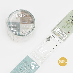 BGM - Washi Tape - Botanical