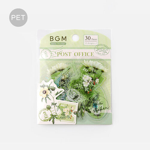 BGM - Post Office Sticker Flakes - Garden Green