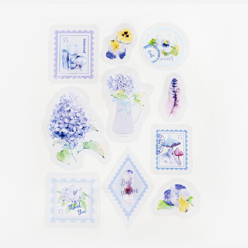 BGM - Post Office Sticker Flakes - Garden Lavender