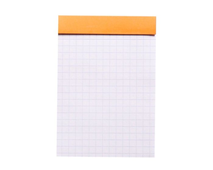 Rhodia #11 Classic Staplebound Notepad - Orange
