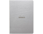 Rhodia Sewn Spine Rhodiarama A5 Notebook Silver