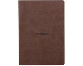 Rhodia Sewn Spine Rhodiarama A5 Notebook Chocolate