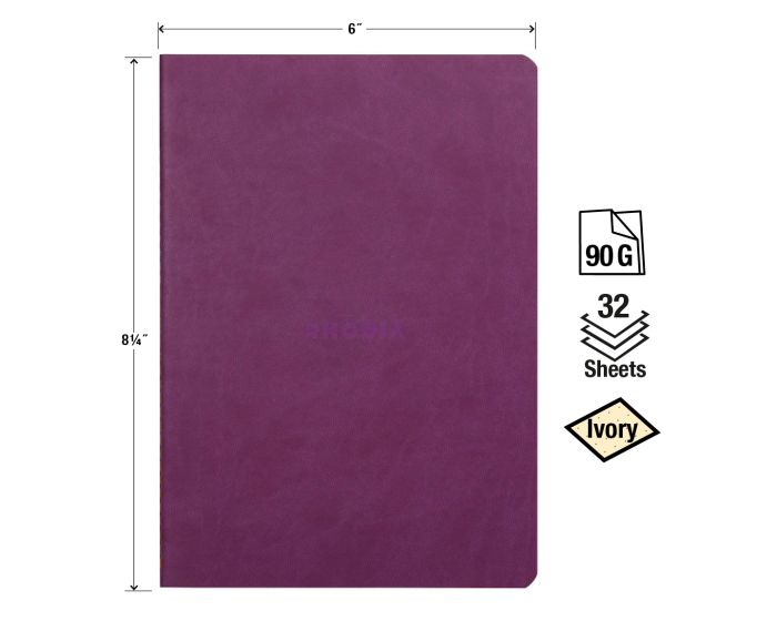 Rhodia Sewn Spine Rhodiarama A5 Notebook Purple