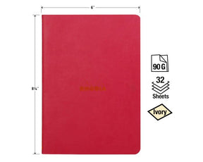 Rhodia Sewn Spine Rhodiarama A5 Notebook Raspberry