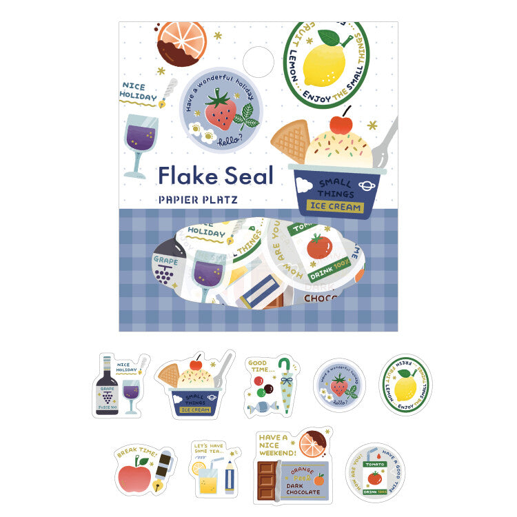 Papier Platz x Eric Small Things Sticker Flakes - Fruits