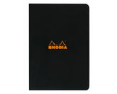 Rhodia Classic Side Staplebound Notebook 8 1/4 x 11 3/4- Black, Lined