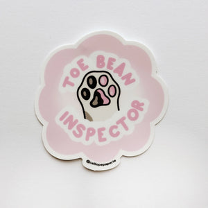 Calliope Pencil Factory - Vinyl Sticker - Toe Bean Inspector