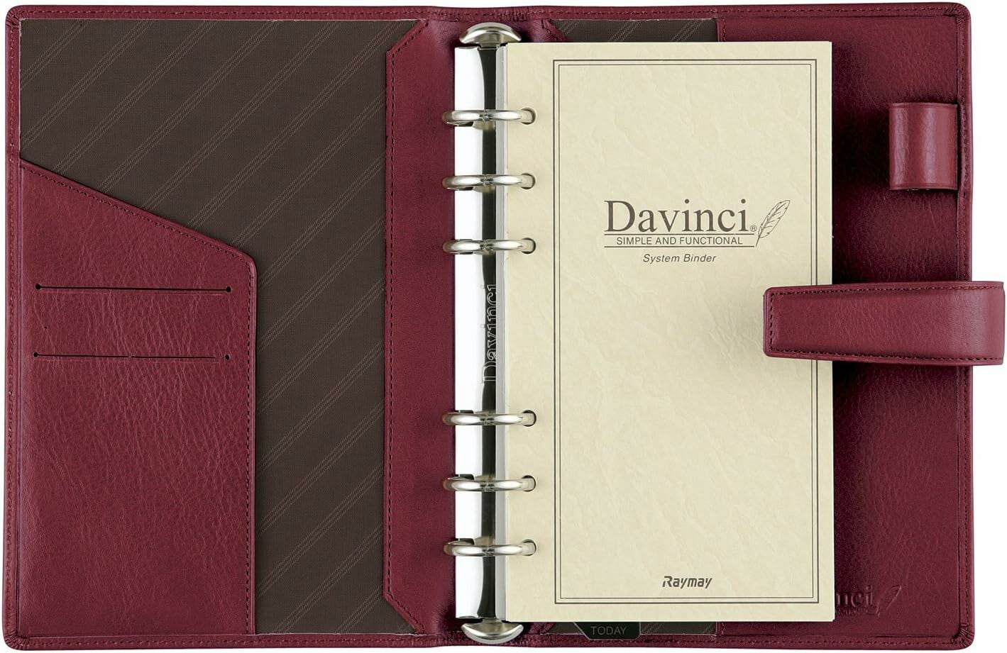 Raymay Davinci Bible Size System Organizer - 24mm Ring Size