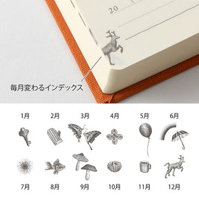 Midori 5 Year Diary Gate Mini