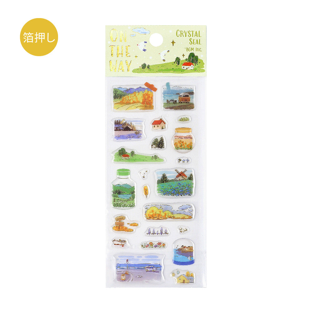 BGM - Crystal Sticker Sheet - Traveling Scenery