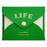 Life Stationery Sticky Notes With Cover - Green - Grid/Lined