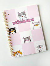 Calliope Pencil Factory - Reusable Sticker Book - Stationery Kitties