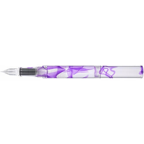 Teranishi Guitar Glass Dip Pen - Aqua Purple