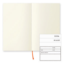 Midori MD B6 Slim Notebook- Blank
