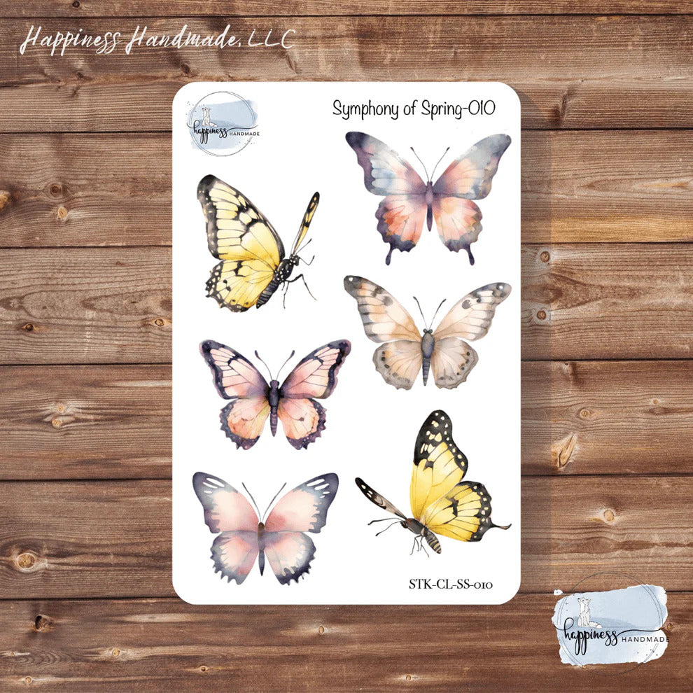 Happiness Handmade - Symphony of Spring Sticker Sheet