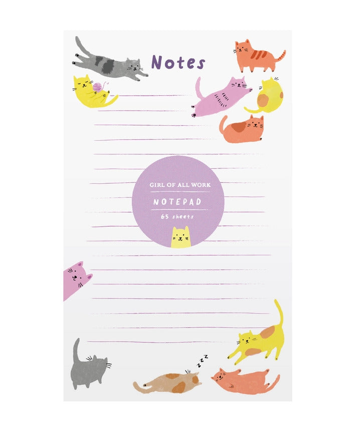 Girl of ALL WORK - Cats Notepad