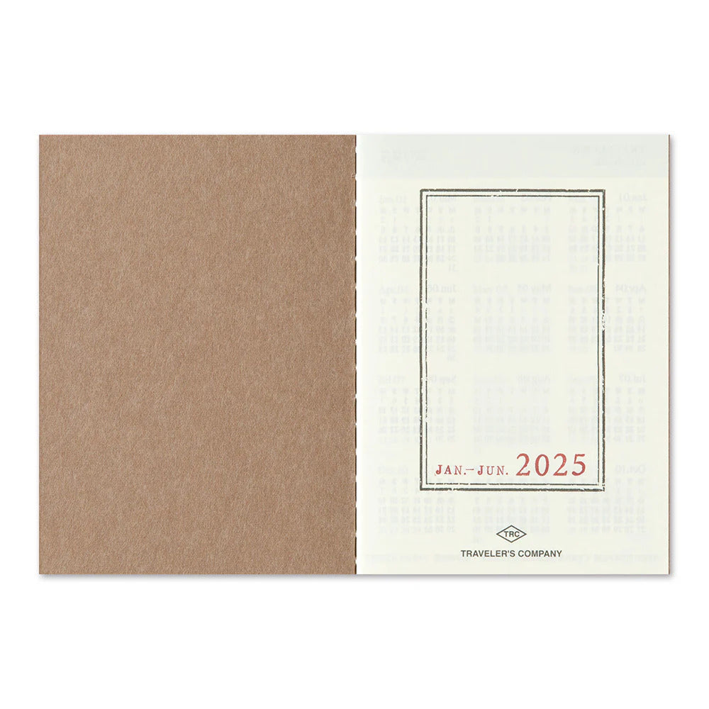 TRAVELER'S COMPANY Passport Size Diary 2025 - Weekly