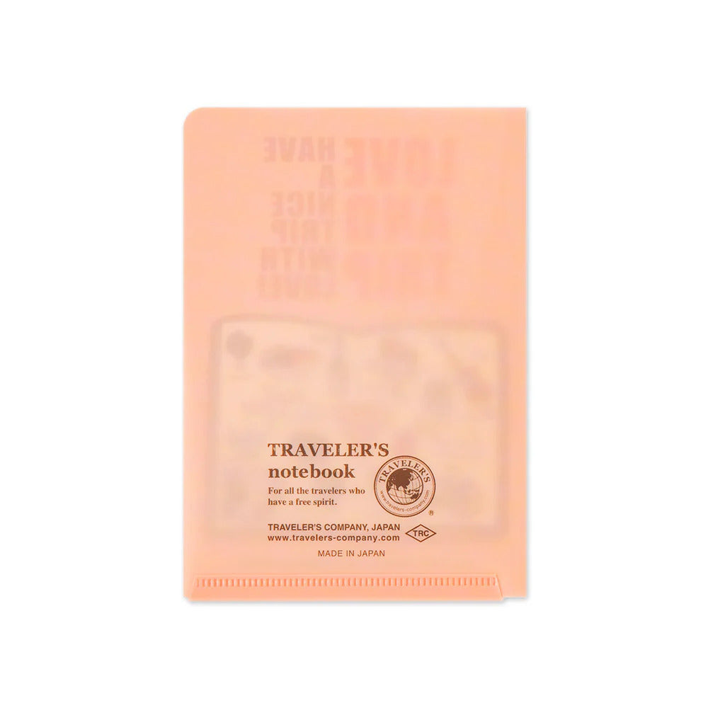 TRAVELER'S COMPANY Passport Size Clear Folder 2025