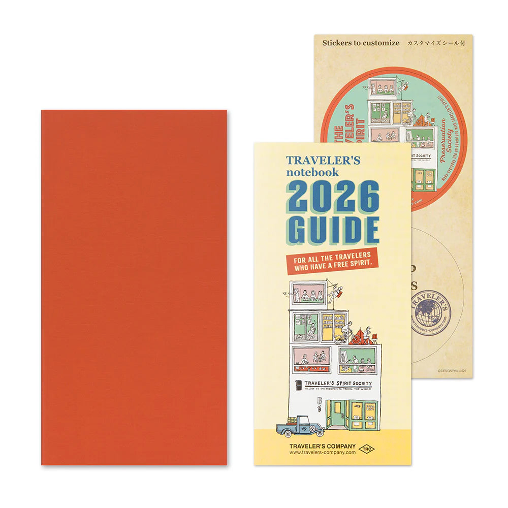 TRAVELER'S COMPANY Regular Size Diary 2026 - Monthly