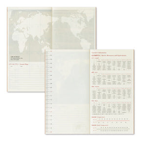 TRAVELER'S COMPANY Regular Size Diary 2026 - Monthly