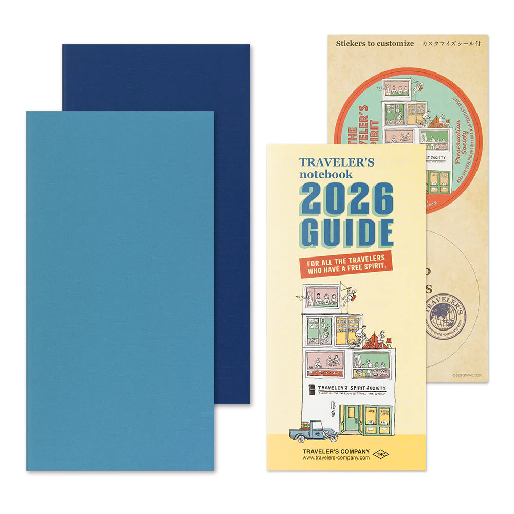 TRAVELER'S COMPANY Regular Size Diary 2026 - Weekly + Memo