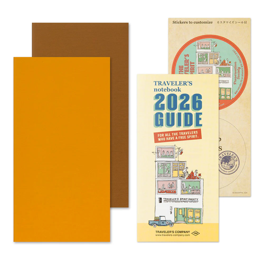 TRAVELER'S COMPANY Vertical Size Diary 2026 - Weekly