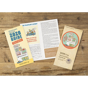 TRAVELER'S COMPANY Vertical Size Diary 2026 - Weekly