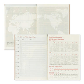 TRAVELER'S COMPANY Passport Size Diary 2026 - Monthly