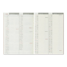 TRAVELER'S COMPANY Passport Size Diary 2026 - Weekly