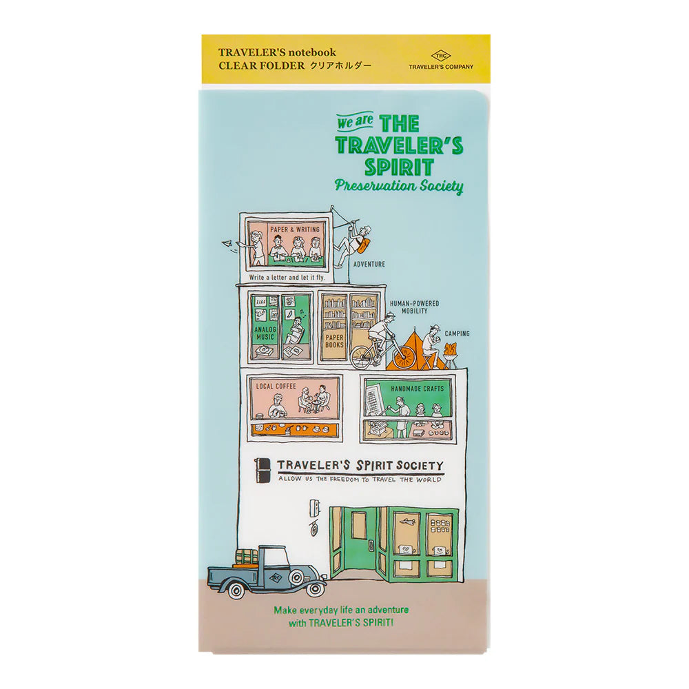 TRAVELER'S COMPANY Regular Size Clear Folder 2026