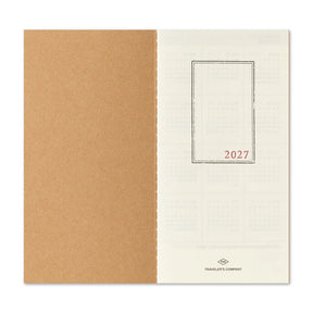 TRAVELER'S COMPANY Regular Size Diary 2027 - Monthly