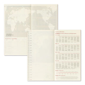 TRAVELER'S COMPANY Regular Size Diary 2027 - Monthly