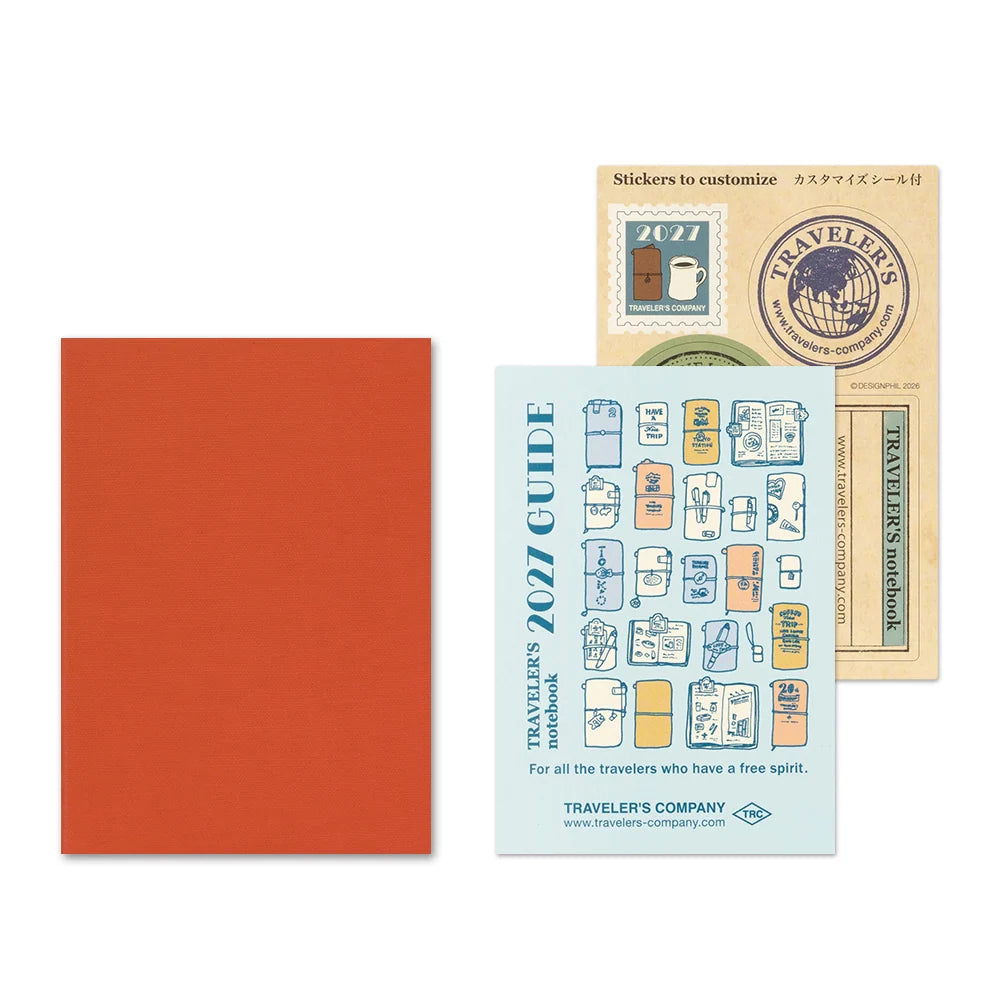TRAVELER'S COMPANY Passport Size Diary 2027 - Monthly