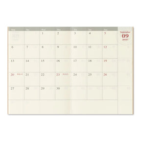TRAVELER'S COMPANY Passport Size Diary 2027 - Monthly
