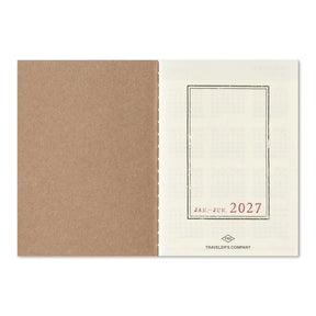 TRAVELER'S COMPANY Passport Size Diary 2027 - Weekly