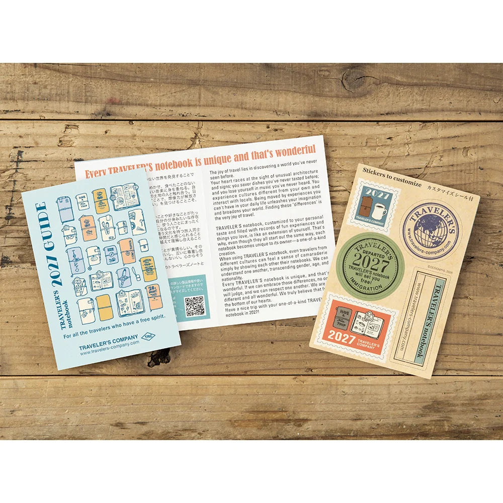 TRAVELER'S COMPANY Passport Size Diary 2027 - Weekly
