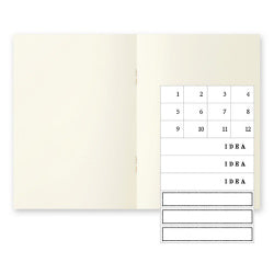Midori MD A6 Notebook Light- Blank - 3 pack
