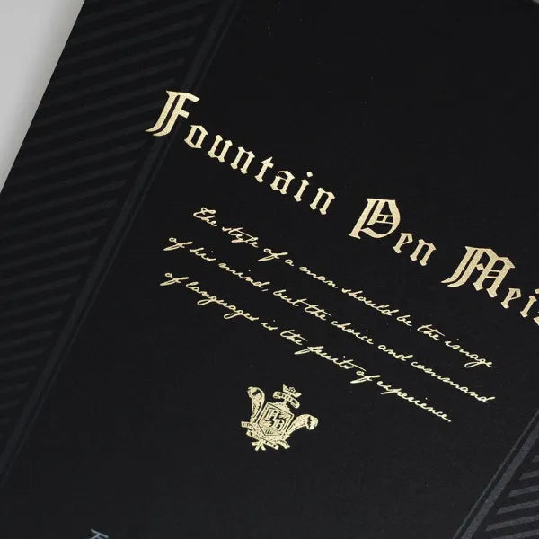 NB.CO - Fountain Pen Black Letter Pad - B5