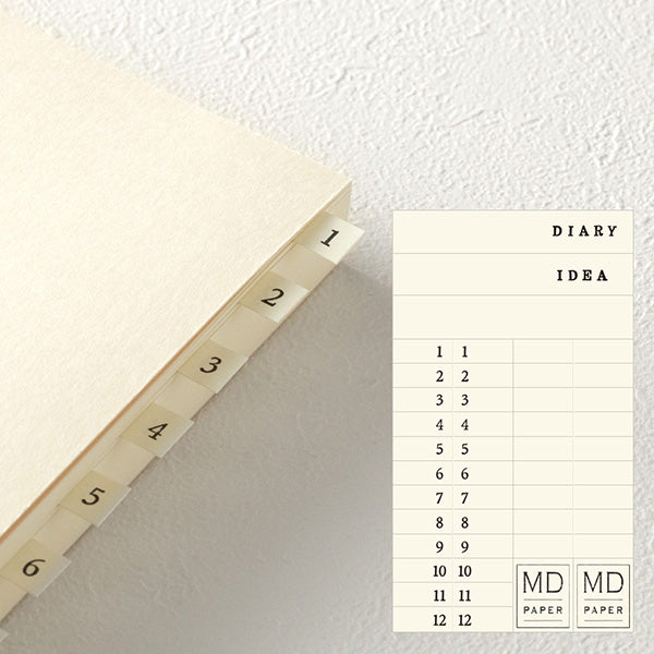 Midori  MD Notebook Journal A5 -1 Day 1 Page - Dot Grid
