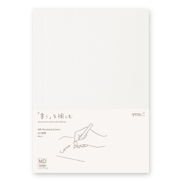 Midori MD A5 Cotton Paper Pad - Blank