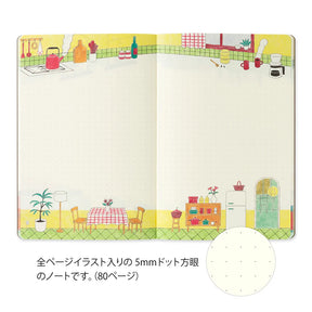 Midori Yuru Log Notebook B6 - Daily Life