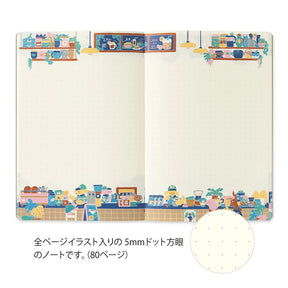 Midori Yuru Log Notebook B6 - Coffee Shop