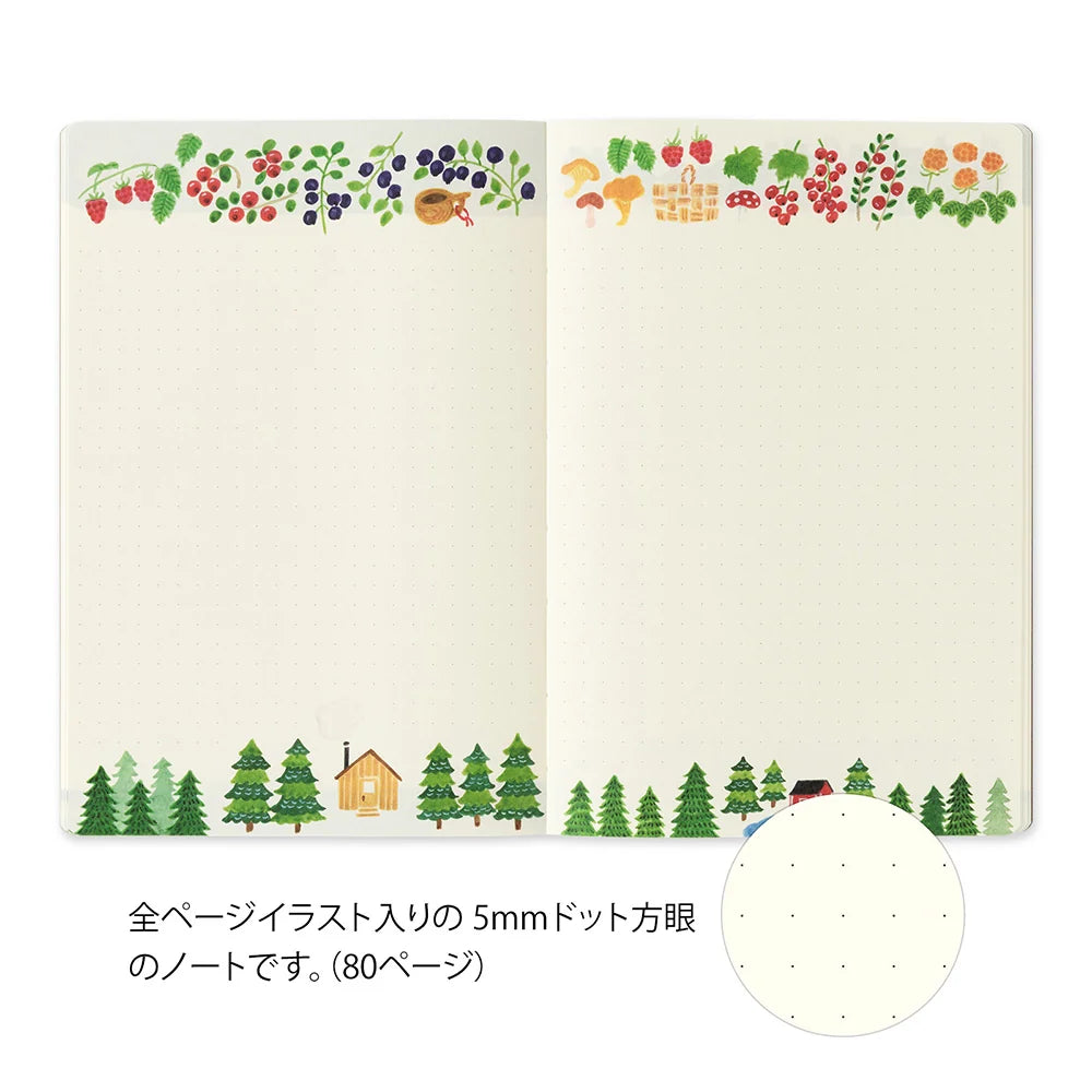 Midori Yuru Log Notebook B6 - Scandinavia V2