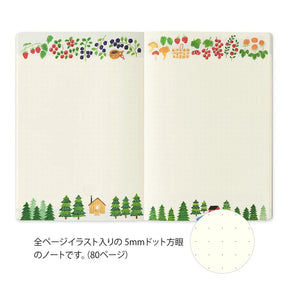 Midori Yuru Log Notebook B6 - Scandinavia V2