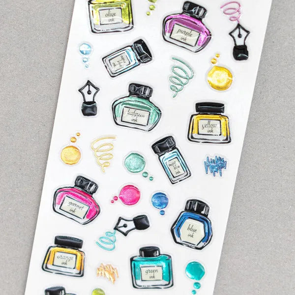 NB.CO - Stickers - Bijou (Ink Bottles/Nibs)