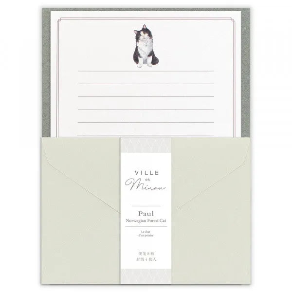 NB.CO - Letter Set - Minou Paul Norwegian Forest Cat