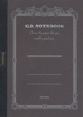 APICA CD A6 Notebook- Black Blank