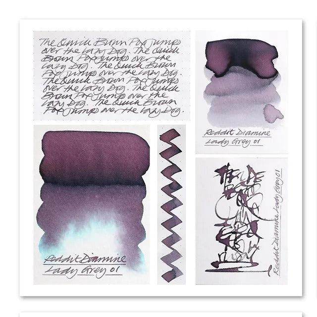 Diamine Reddit Ink Project Lady Grey